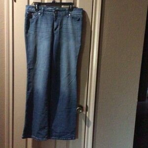 Style & Co. Women's Flare Blue Jeans